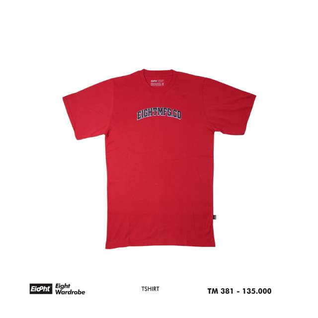 Red t-shirt EIGHT.MFG.CO