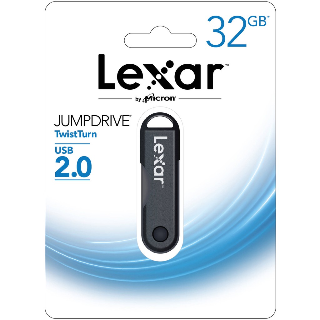 Lexar 32GB JumpDrive TwistTurn USB 2.0 For Window and Mac