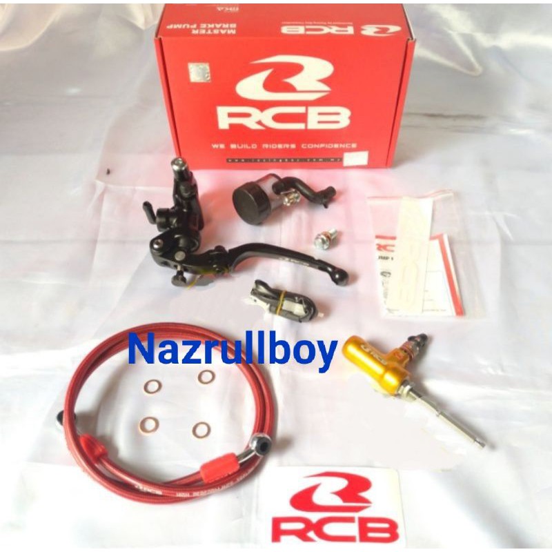 Master rcb s1 kiri radial hidrolik kopling set full rcb plus selang