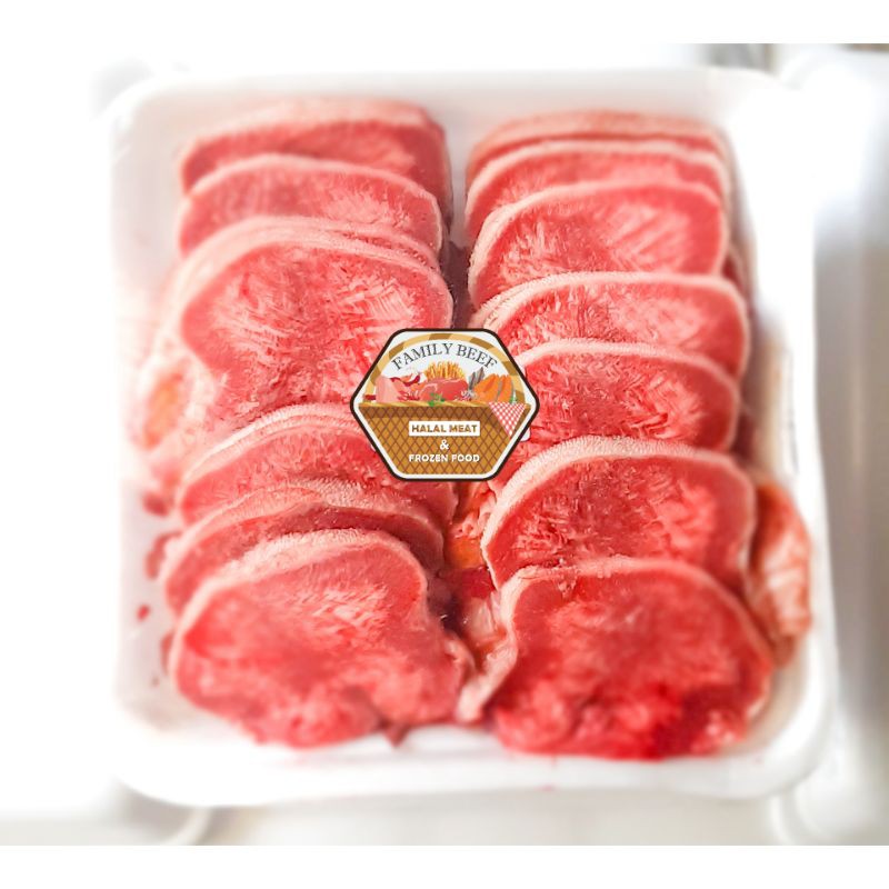 

gyutan (lidah slice) 500 gram