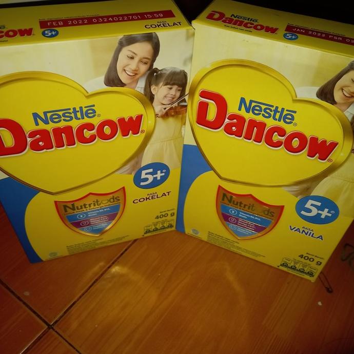 

BISA BAYAR DITEMPAT Dancow 5 + 800gr 2x400gr vanila madu coklat - Coklat, 2x400gr