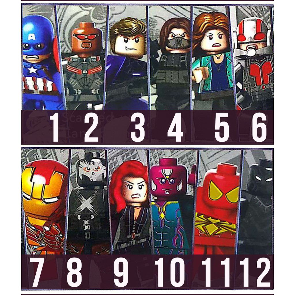 Like Lego - Super Heroes Avengers not Endgame (Iron Man, Captain America, Spiderman, Ant Man, dll)