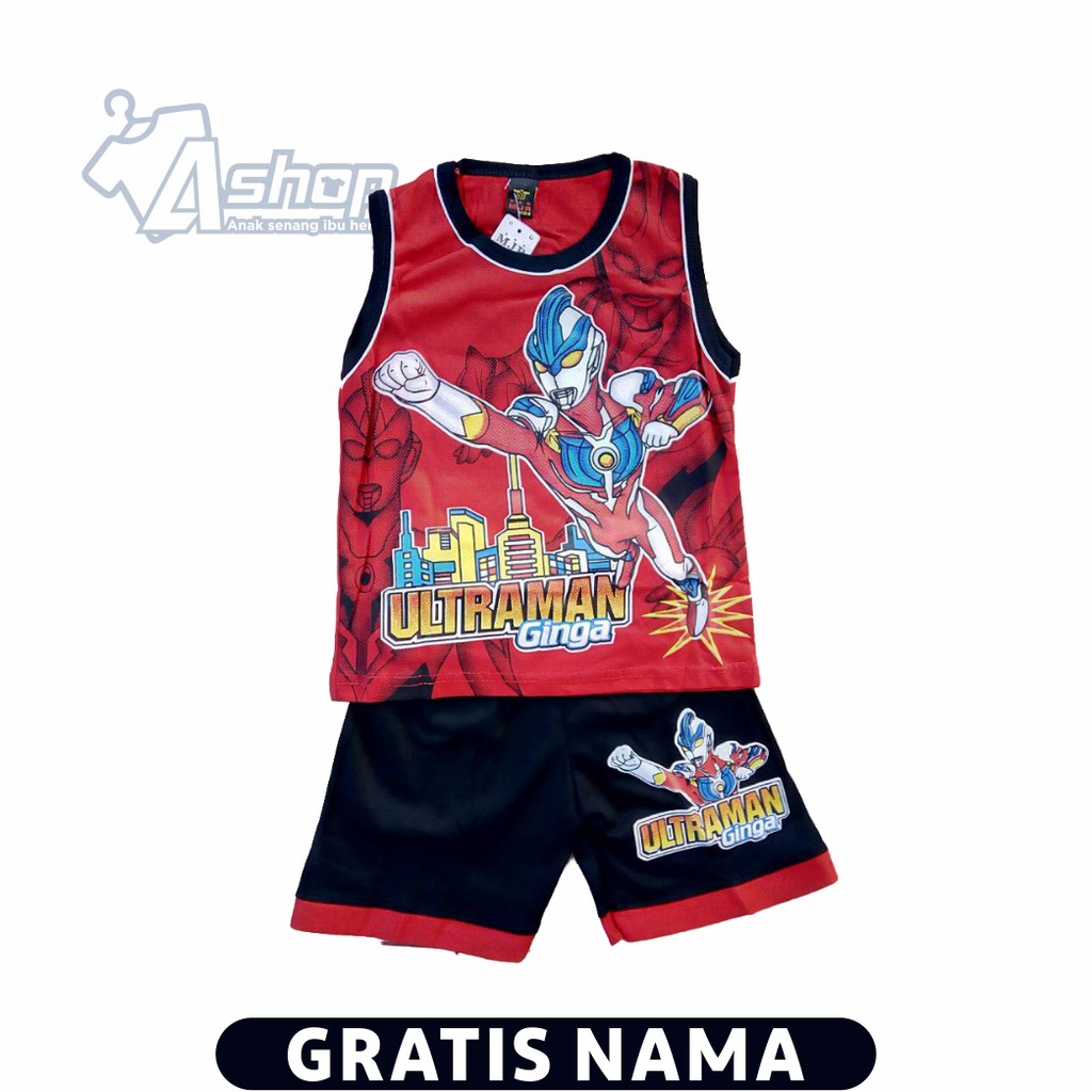 Baju Anak Ultraman Singlet tangtop