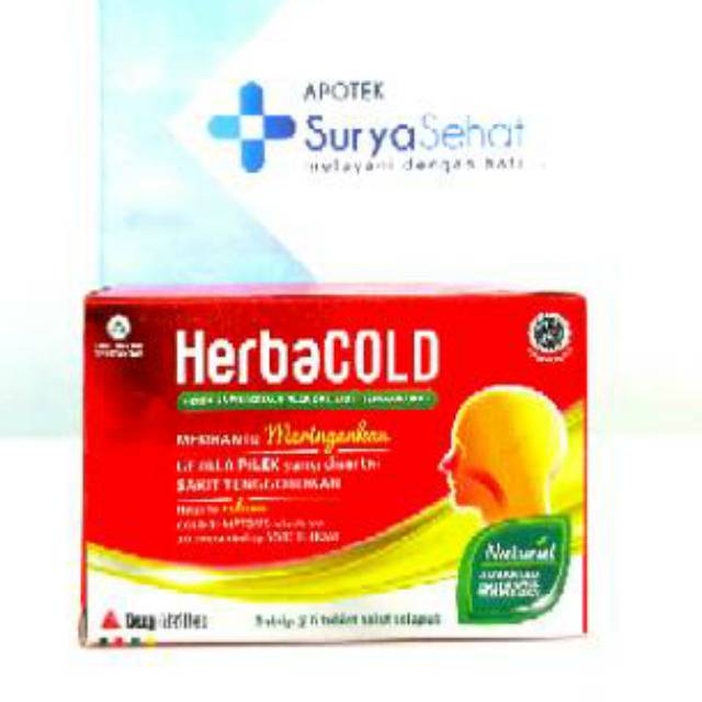 HERBACOLD isi 30 tablet (meringankan Pilek disertai Sakit Tenggorokan)