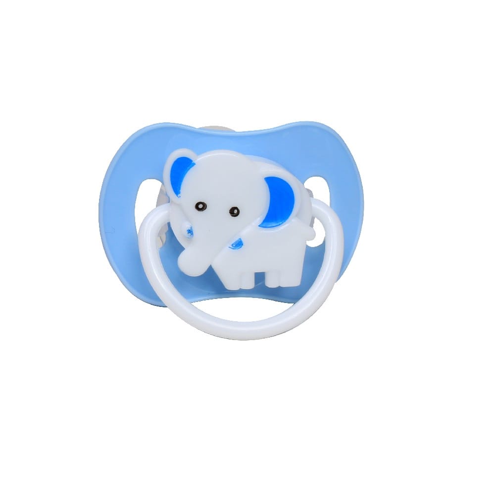 Empeng Bayi Lengkap Dengan Tutup - Bunny Empeng Bayi Baby Pacifier Silicone Dot Bulat