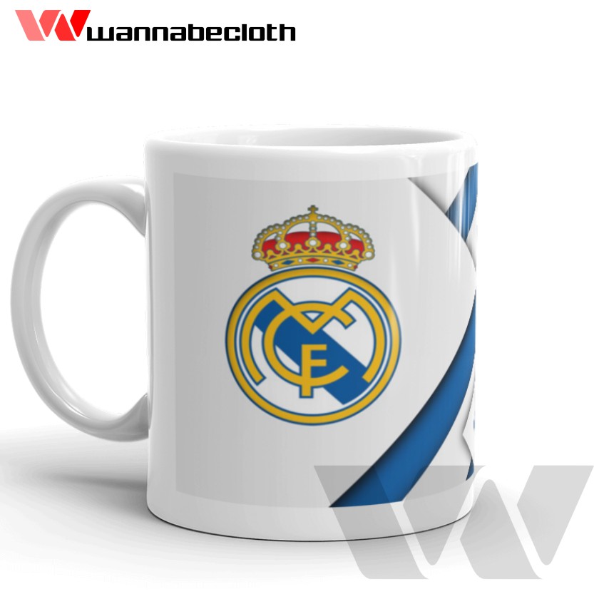 Gelas Real Madrid Mug Real Madrid Souvenir Bola Real Madrid Team Flag