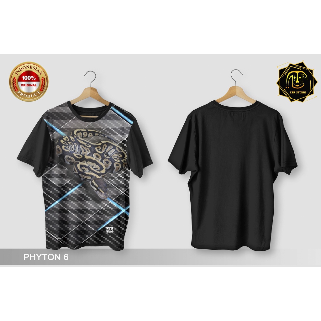 [ BAYAR DI TEMPAT ] BAJU PRINTING GAMBAR SNAKE PHYTON 6 BP - KAOS DISTRO ORIGINAL MOTIF ULAR ORAI PY