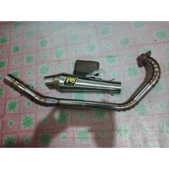 Knalpot rcb for satria fu. Vixion. Lher fullcacing cc 200-250