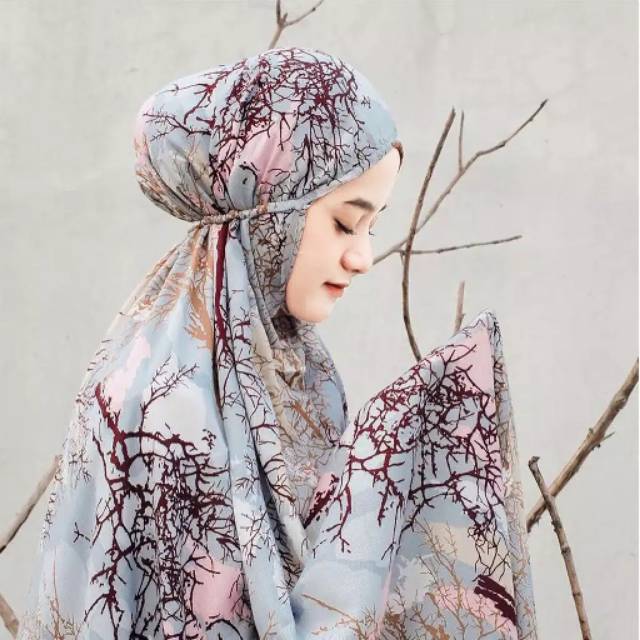 MUKENA BALI SUPER JUMBO MOTIF AKAR