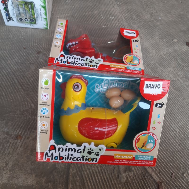 Bebek Animal Mobilization Mainan Maenan Anak Perempuan Cewek Anak Laki Laki Cowok Hewan Bertelur Bis