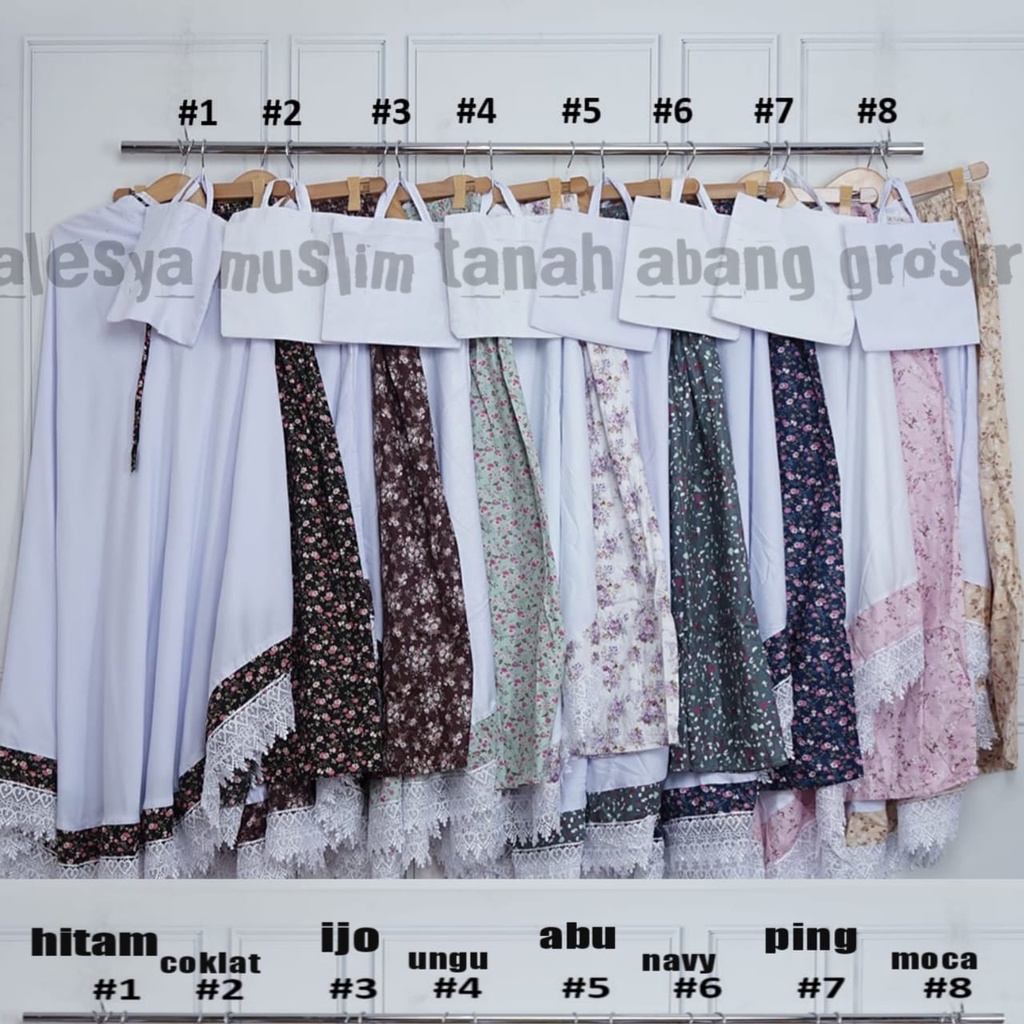 MUKENA SANTRI BATIK RENDA BATIK/MUKENA BAHAN KATUN BERKUALITAS DAN BISA BAYAR DITEMPAT/COD