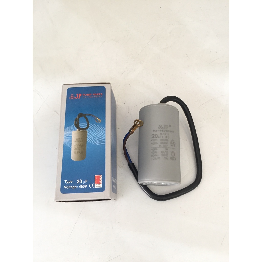 Kapasitor Kabel 20uF 450 V Kapasitor Pompa Air 20 uF
