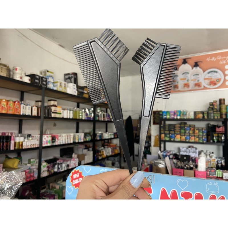 &lt;c.x&gt; sisir cat rambut 2in1 -- sisir untuk pewarnaan rambut