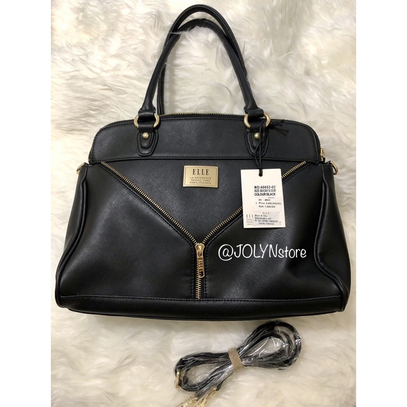 TAS BESAR ELLE ORIGINAL STORE BIG BLACK BAG