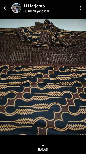 Batik Solo Kemeja Hem Antaseno Delilo Batik Amanah Surakarta 55.000