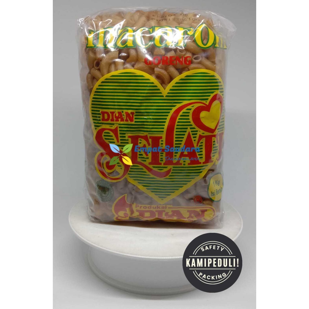 

MAKARONI GORENG MERK SEHATI KEMASAN 1 KG ( MAKARONI MEKAR )