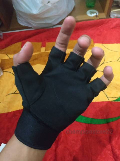 Sarung tangan sepeda motor gloves xaba outride half finger glove sports gloves