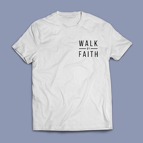 T-SHIRT BIG SIZE PRIA WANITA Kaos WALK BY FAITH Kaos Distro Unisex All Size Big Size and JUMBO L XL 