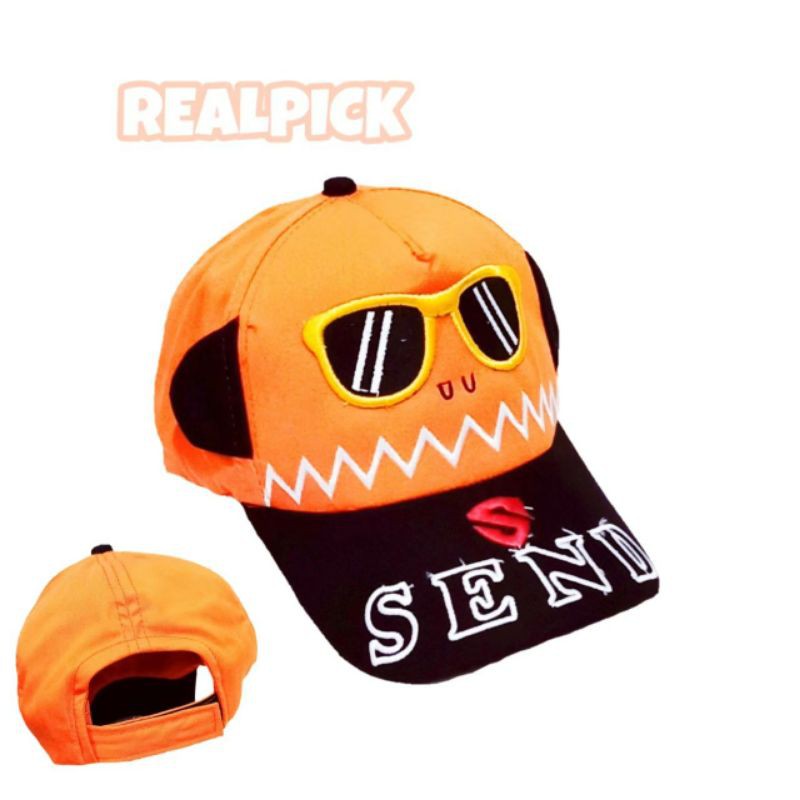 TOPI ANAK FULL PRINTING TERMURAH TOPI BASBALL C.AMERICA/SEND BORDIR