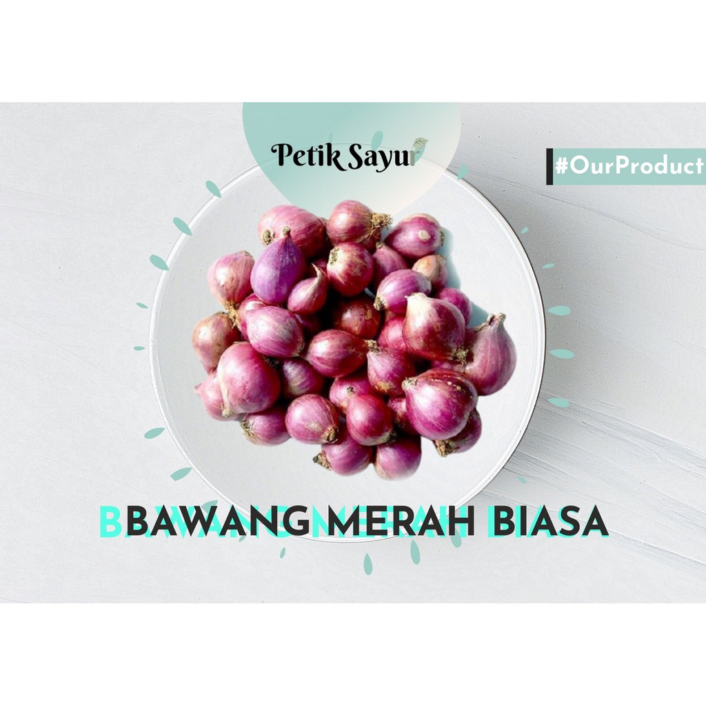 

[TERMURAH!!] Bawang Merah Biasa 500 g - 1 Kg