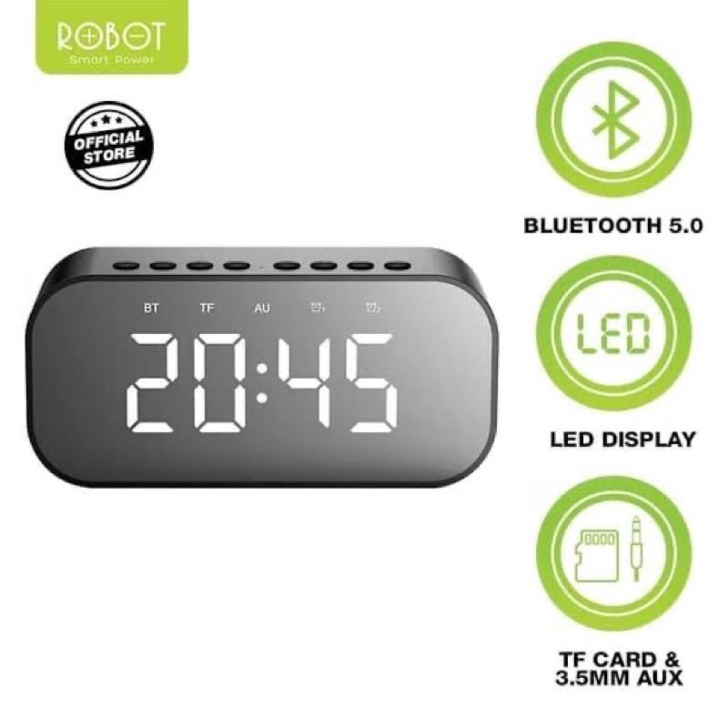 SPEAKER ROBOT BLUETOOTH 5.0 RB550 TIMER/RB430 Hifi/RB420 10wat/RB210/RB100 Dots Portable Bass