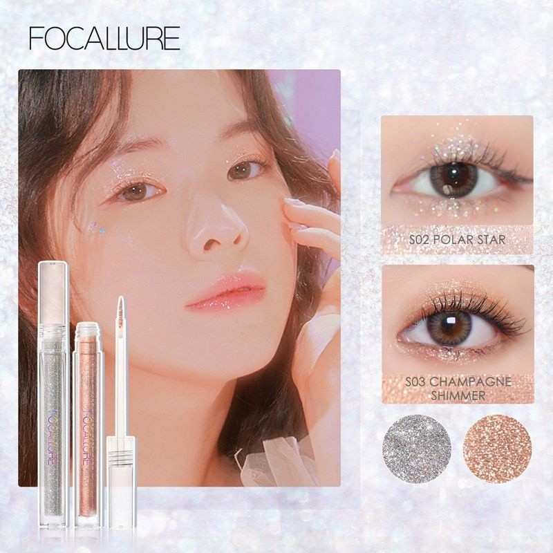 RCS✅ FOCALLURE starlight liquid Eyeshadow glitter