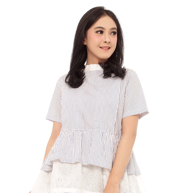 BLOUSE BUSUI FRIENDLY | BAJU MENYUSUI | NURSING WEAR | BAJU BUSUI BUKAAN SAMPING