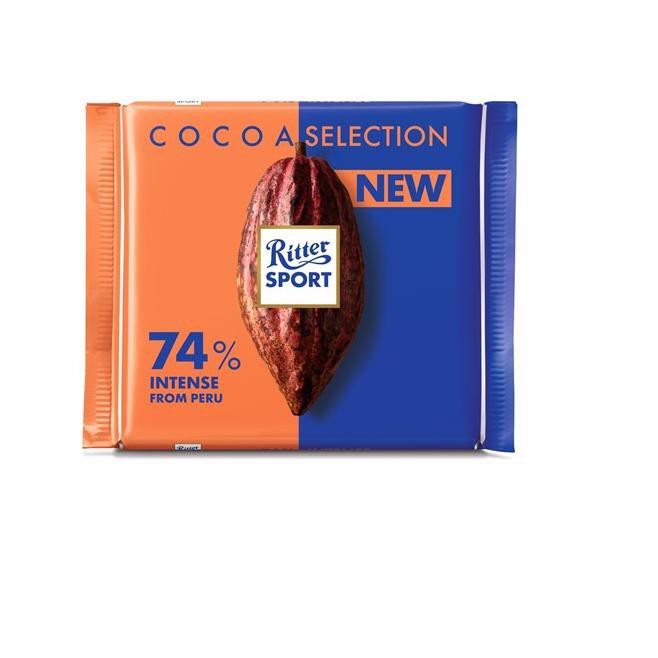 

[KODE PRODUK 9] Ritter Sport Cocoa 74% - 100 GR TERMURAH..!!
