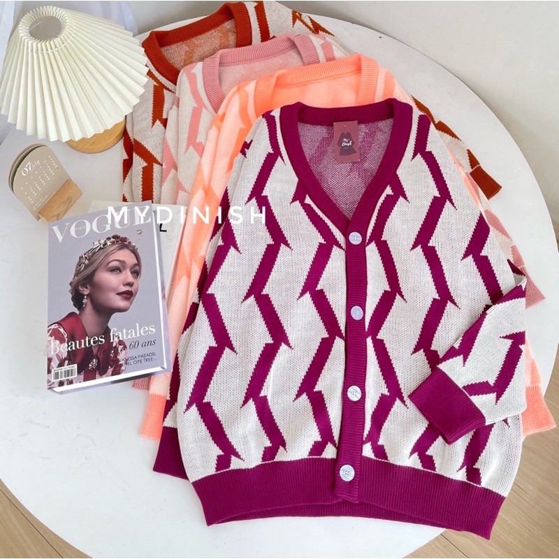 Rindy Oversize Cardy - Cardigan Wanita Terbaru