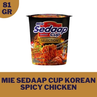

Mie Sedaap Goreng Cup Korean Spicy Chicken Pedas Murah