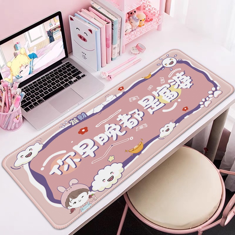 Mouse Pad Super Lucu Dengan Bantalan Pergelangan Tangan Untuk Meja Komputer