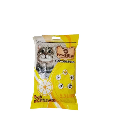 Pasir Kucing Pawsitive 5,5liter - Pasir Gumpal Pasir Wangi Kucing