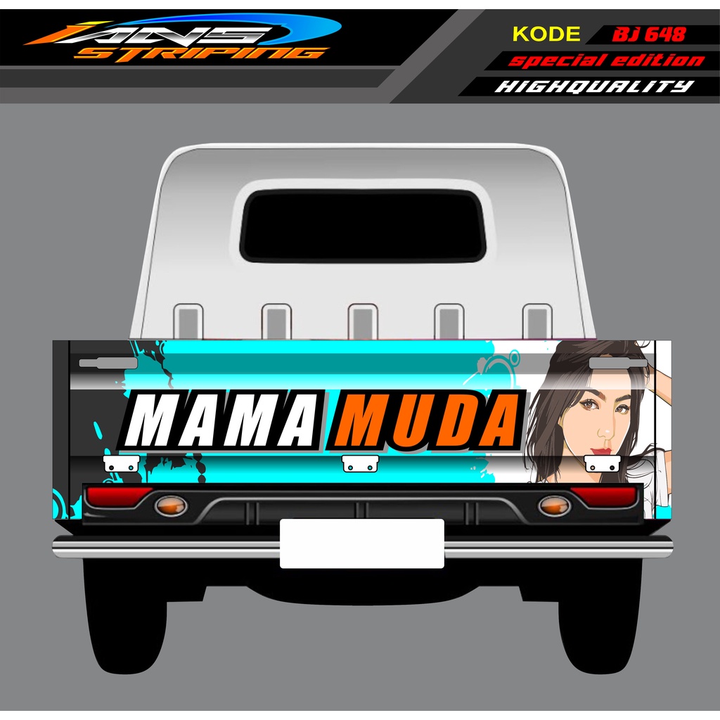 TERMURAH DECAL GRANMAX / STICKER BAK BELAKANG PICK UP / DECAL STICKER GRANMAX BJ648