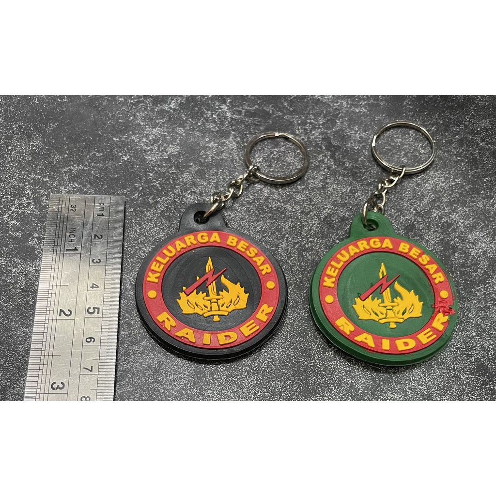 Gantungan Kunci Raider (Bulat) |Keychain|Gantungan Kunci Karet Raider Bulat