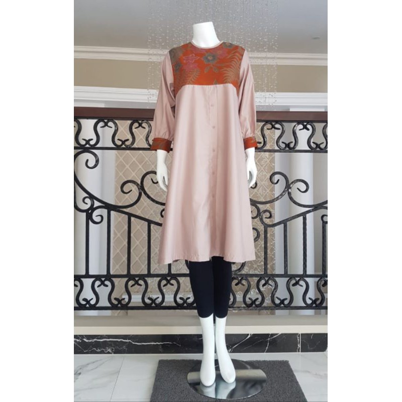 long tunik batik atas