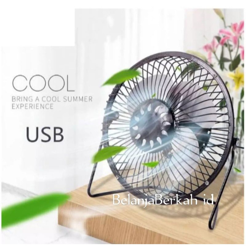 Kipas Angin Besi Mini USB Fan Portable Fan / Kipas Angin Mini / Kipas angin portable