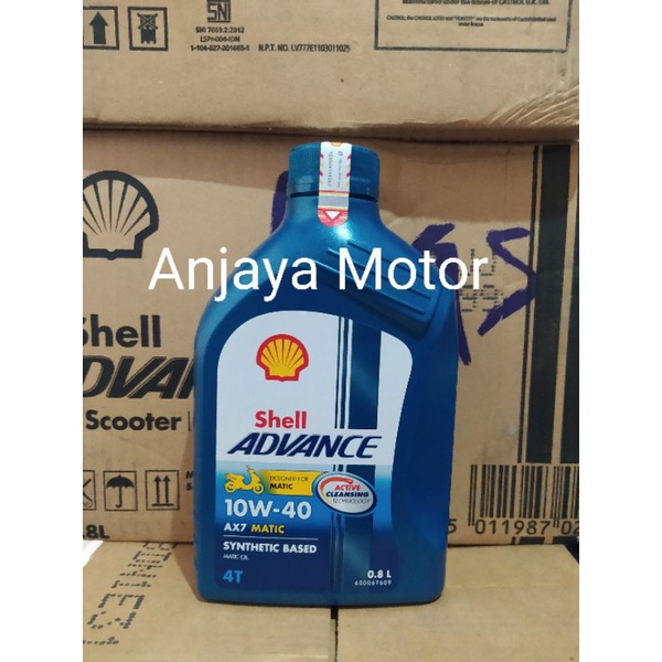 OLI SHELL ADVANCE AX7 AX5 MATIC 0.8L original