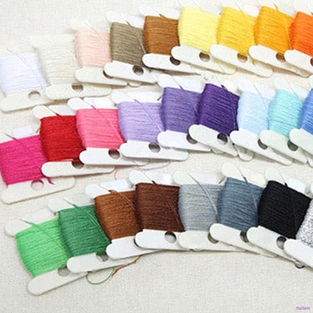 120pcs / Set Holder Organizer Benang Bordir Bahan Plastik Untuk Alat Jahit