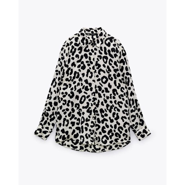 zara leopard shirt