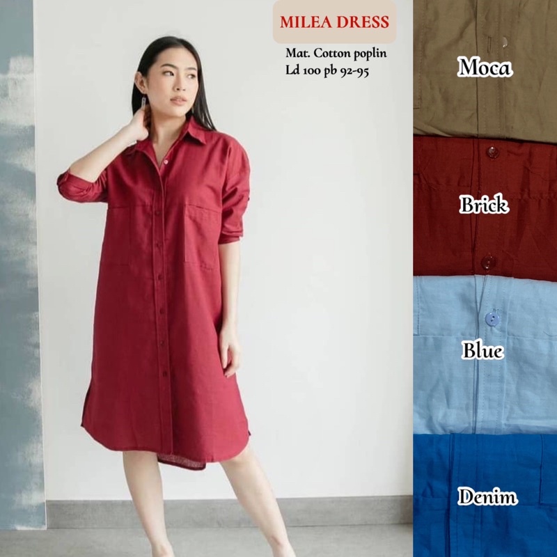 MILEA DRESS POPLIN