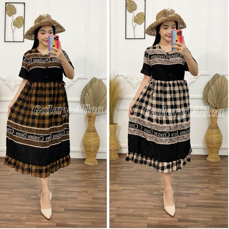 Modern.. DASTER VIRAL DRESS ARKEN KEKINIAN/DASTER BRANDED RAYON ARMOR VIRAL PREMIUM LD 110