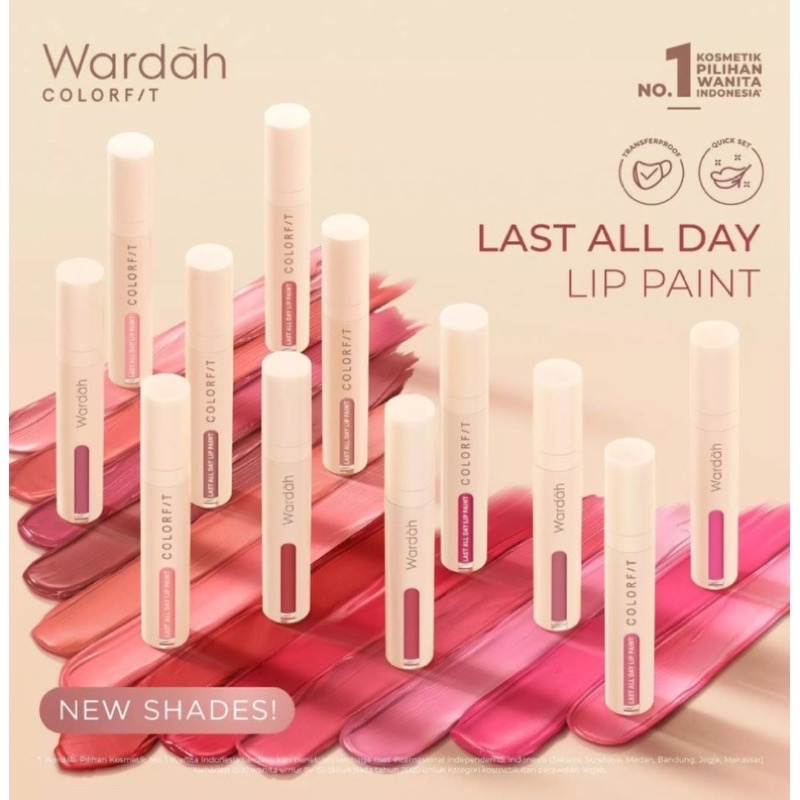 WARDAH COLORFIT LAST ALL DAY LIP PAINT