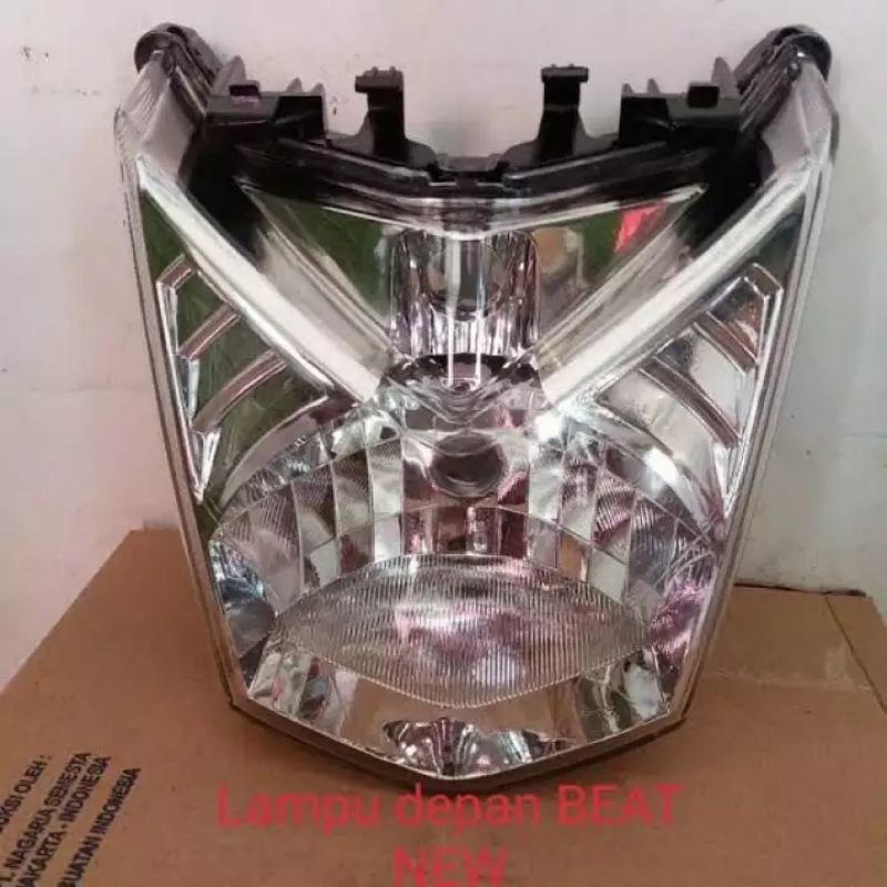 Lampu depan motor beat fi lama / reflektor honda beat fi 2012-2016 stara original