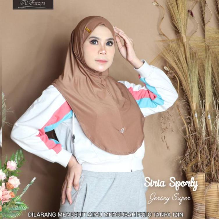 T10F BERGO  MALAY .SIRIA  SPORTY BY AL FAEZYA / HIJAB SPORT CLZ
