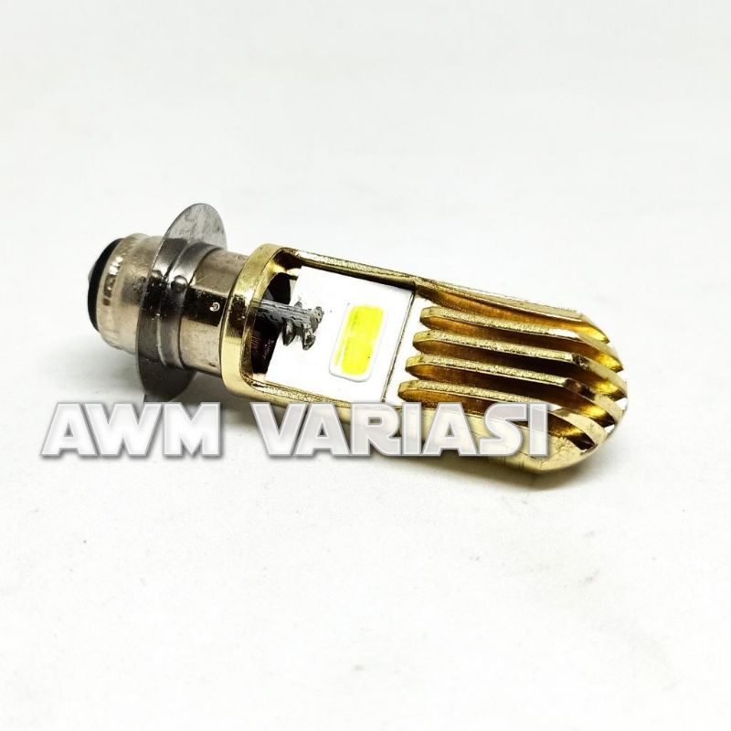 LAMPU BOLHAM DEPAN LED 2 SISI 10-80V  AC/DC (MOTOR BEBEK DAN MATIC)