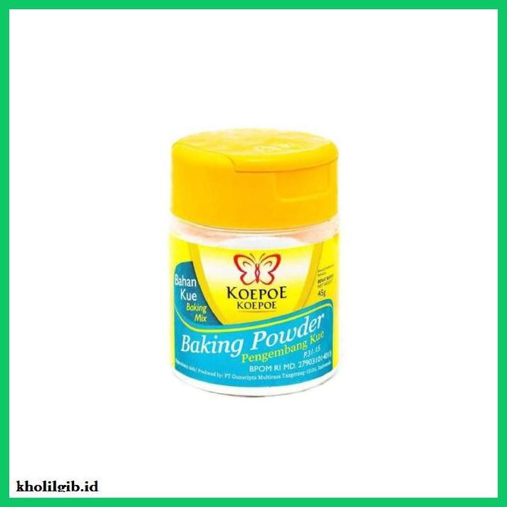 

Redwop-Gnikab- Baking Powder Koepoe Koepoe - 45 Gr -Hallall.