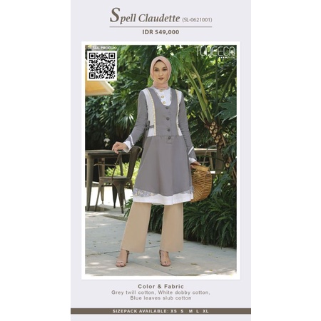 Simply Look SL-0621001 Florette Short Dress Tunik By Tuneeca Diskon Sale Promo