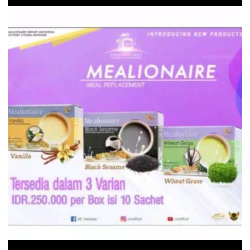 Mealionaire mix | Sereal pelangsing MCI