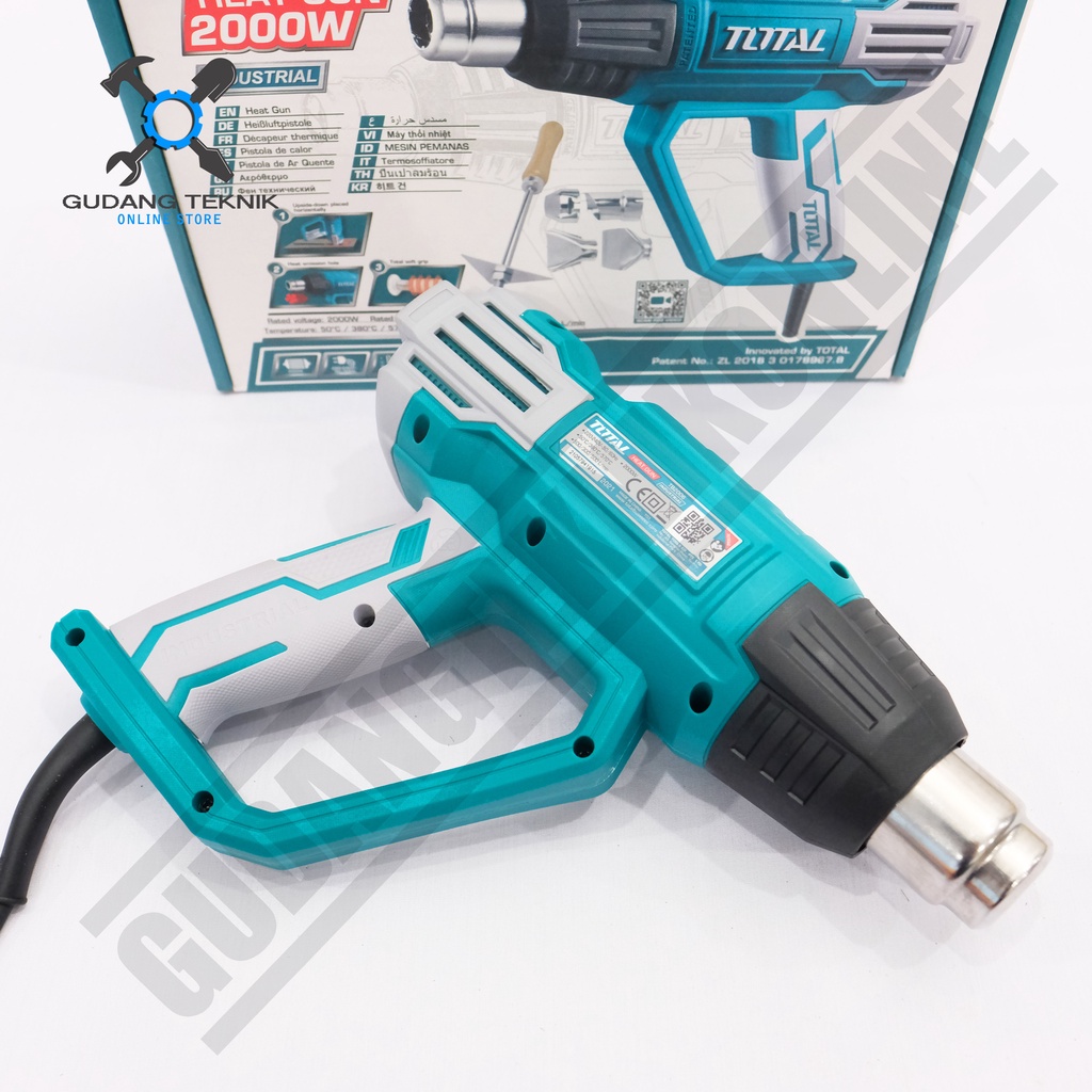 Heat Gun TOTAL TB2006 / Heatgun Hot Air Gun  - Alat Pemanas Plastik TB 2006 TOTAL