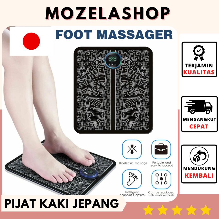 ems foot massage mat jepang original   pijat kaki ems pad mat